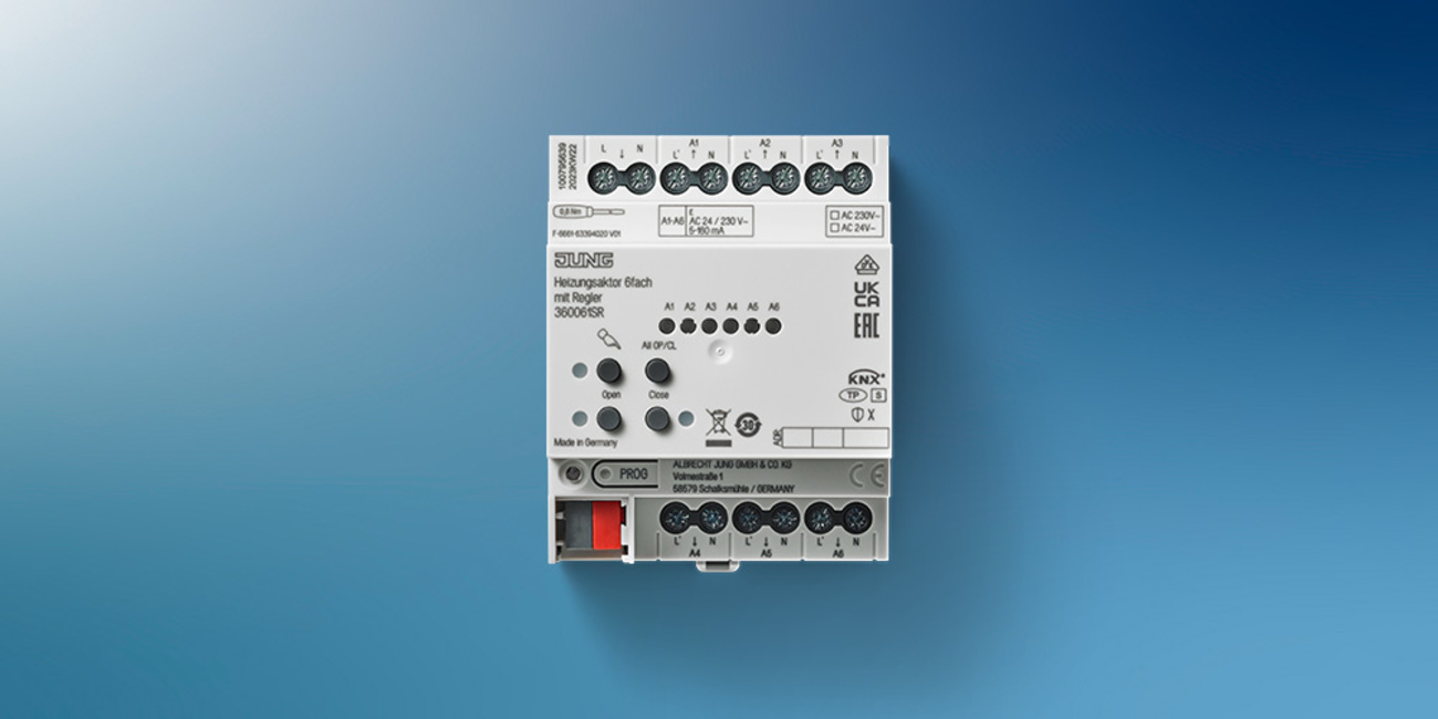 KNX Heizungsaktor 6-fach bei O&M Elektropartner GbR in Waltershausen