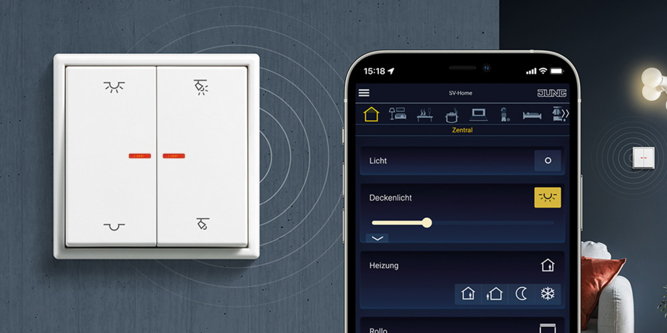 KNX RF Taster bei O&M Elektropartner GbR in Waltershausen
